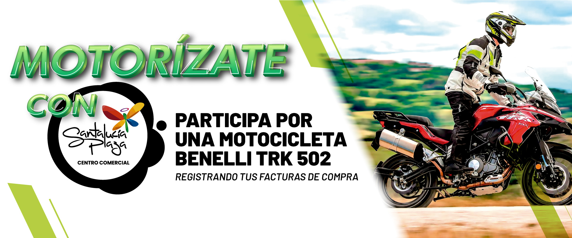 SORTEO VIGENTE - Motorízate con Santa Lucía Plaza