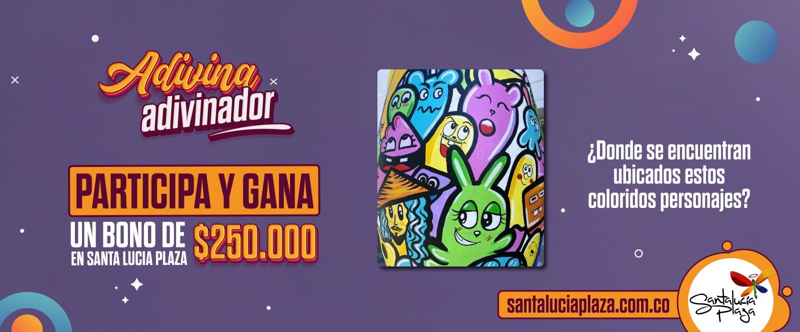 SORTEO VENCIDO DONDE SE ENCUENTRAN UBICADOS LOS PERSONAJES